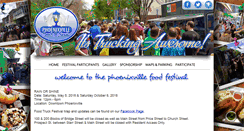 Desktop Screenshot of phoenixvillefoodfestival.com